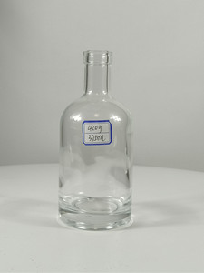Fournisseur d'usine, bouteille en <span class=keywords><strong>verre</strong></span> transparente personnalisée de 500 ml, 375 ml, bouteille en <span class=keywords><strong>verre</strong></span> pour <span class=keywords><strong>vodka</strong></span> Absolute de 500 ml avec bouchon à vis JSZL-204 - Product Image 2