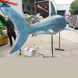 Modèle de requin animatronique 3D en acier et silicone, animal marin mécanique pour centres commerciaux intérieurs/extérieurs, parcs d'aventure, espaces publics - Product Image 4