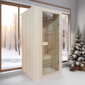 ICEMEND Cómoda sala de sauna de vapor seco comercial de gran espacio el fabricante más barato Sauna pequeña al aire libre con panel de control - Product Image 5
