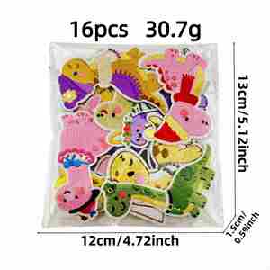 Patchs brodés thermocollants pour vêtements, motif dinosaure mignon de dessin animé, broderie informatique, patchs animaux - Product Image 2