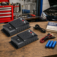 Répulsif de Nuisibles 3-en-1 à Batterie 12V USB à Ultrasons pour Voiture avec Lumière Stroboscopique et Capteur de Vibration, Marche/Arrêt Automatique, Protection Contre les Rongeurs