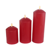 Vente en gros de bougies mobiles à LED avec bougies scintillantes à piles pour la maison, le mariage et la décoration de fête