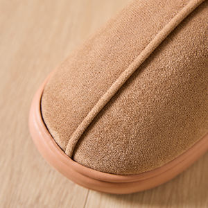 Pantuflas kadın terlik bulanık rahat kısa ayak bileği ayakkabı kapalı ve açık katır kürklü sıcak ev terlikleri kadın için - Product Image 3