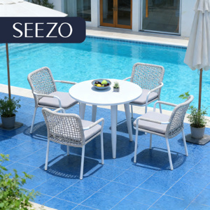 Meubles de jardin modernes de bonne qualité et bon marché, imperméables, <span class=keywords><strong>table</strong></span> et chaises, <span class=keywords><strong>table</strong></span> et chaises d'extérieur pour café et restaurants - Product Image 3