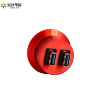 Sistem Vakum Tertutup Flens KF40 Kustom Antarmuka Ganda USB 3.0 untuk Instrumen Laboratorium dengan Sistem Hermetis