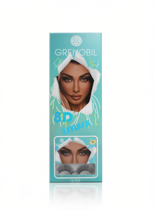 Ciglia finte Grenobil 8D Volume, 12 file, 12 pezzi, in fibra sintetica - Product Image 1