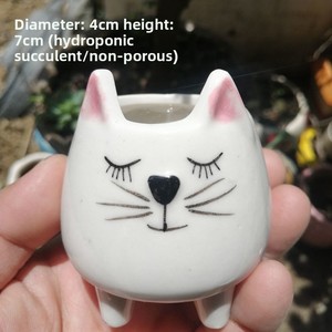 Vaso di fiori in ceramica piccolo succulento vaso decorativo per piante da interno Panda rosso moderno Kit idroponico creativo personalizzato - Product Image 6