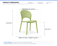Chaise de salle à manger empilable en PP de qualité commerciale australienne, robuste, sans accoudoirs, pour café, hôtel, restaurant, vente en gros à Sydney