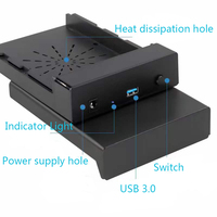 Boîtier Disque Dur Externe USB 3.0 Haute Vitesse pour HDD/SSD SATA 2.5/3.5 Pouces, Supportant Jusqu'à 18 To