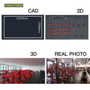 Máquina de Gimnasio para Ejercicios de Espalda con Polea Deslizante, Máquinas de Pesas con Placas, Equipo de Fitness Completo, Fábrica en Guangzhou, China - Product Image 4