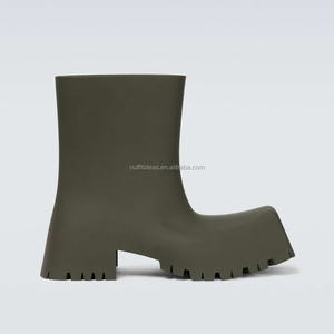 Botas de Goma Unisex de Alta Calidad con Punta Exagerada, Estilo <span class=keywords><strong>Trooper</strong></span>, en Verde, Zapatos Derby, Zapatos de Vestir Derby para Hombre, Botas <span class=keywords><strong>Trooper</strong></span> - Product Image 1