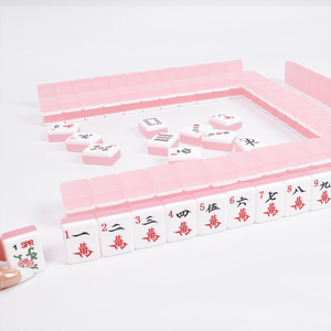 Ensemble de <span class=keywords><strong>Mahjong</strong></span> Américain en Cristal de Qualité Supérieure, Produit de <span class=keywords><strong>Mahjong</strong></span> Américain, Usine de Production, Soutien aux Acheteurs Mondiaux et aux Marques à Marque Blanche - Product Image 2