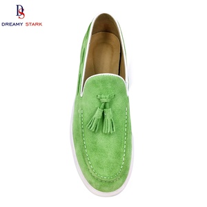 2025 Haute Qualité En Gros Chaussures Décontractées pour Hommes en Daim de Vache, Respirantes, à Enfiler, pour la Marche en Extérieur, Grandes Tailles, Type Mocassins - Product Image 5