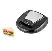 Machine à sandwich multifonction Presse à panini Grill Gaufrier 3 en 1 Revêtement antiadhésif détachable avec voyants lumineux