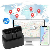 Rastreador GPS con tarjeta SIM para coche, compatible con OBD-II, OBD2, CAN Bus, 4G, GPRS, GSM, con función de apagado de motor