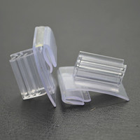 Étagère en PVC sur mesure bande en plastique crochet grip Sign clip POP étiquette de supermarché étagère étiquette de prix signe Clamp étagère prix causeur
