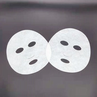 Vente chaude soins de la peau sec coton naturel feuille de masque facial feuille de masque facial personnalisée