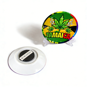 Imán de Refrigerador de Cerámica 3D Personalizado, Recuerdo de Jamaica, Estilo Reggae, León, Búho, Imán de Porcelana para Refrigerador - Product Image 2