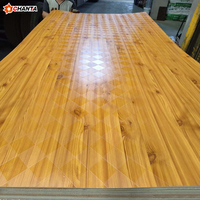 Panneau en mélamine texturé de 12 mm, contreplaqué laminé courbé pour chaises