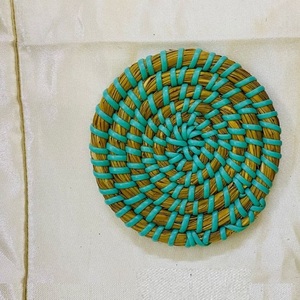 Natural 2026 High Quality Rattan Coasters Bowl Pad Handmade Glassmats Natural, <b>Round</b> Woven Glass <b>Mats</b> Supplier From Bangladesh - Product Image 4