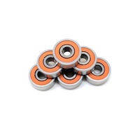 Abec 7 machines en céramique boule d'argent livraison rapide 5x9x3mm 6x10x3mm 3x10x4mm 5x11x4mm canne à pêche roulement de moulinet à gorge profonde RS