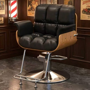 Fauteuil de salon pivotant réglable en hauteur, style 'Bubble Chair', pour coiffeurs et esthéticiennes haut de gamme - Product Image 6