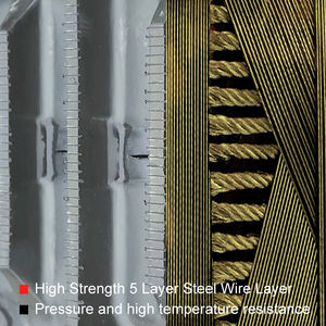 Commerce de gros chenille en caoutchouc (420X84) pour moissonneuse/utilisation de la machine agricole - Product Image 4