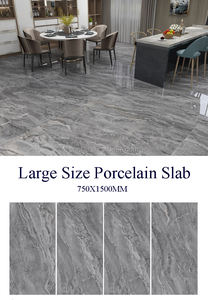 Azulejos vitrificados Serie de mármol Azulejos de piso 1200x600 Sólido Semi brillante Chimenea esmaltada Azulejo de porcelana Book Match - Product Image 3