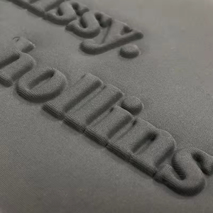 <span class=keywords><strong>Felpa</strong></span> con Cappuccio Oversize in Cotone con Logo Personalizzato 3D in Rilievo, <span class=keywords><strong>Felpa</strong></span> e Maglione da Uomo di Alta Qualità - Product Image 4