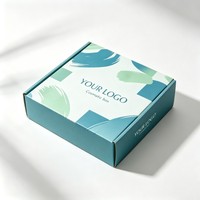 Boîte en carton kraft personnalisée avec logo pour emballage cosmétique et soins de la peau, boîte d'expédition en carton ondulé pour envoi postal
