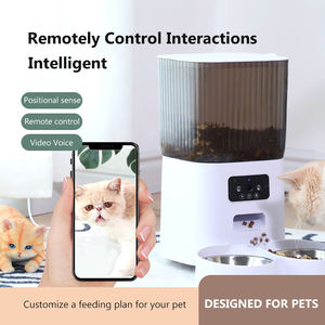 Alimentador de mascotas inteligente para perros y gatos, aplicación de teléfono móvil Wifi, Control remoto, microchip, Alimentador automático para mascotas con 6l - Product Image 3