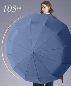 <span class=keywords><strong>Paraguas</strong></span> Plegable Automático <span class=keywords><strong>de</strong></span> Tres Pliegues y 12 Varillas, <span class=keywords><strong>para</strong></span> Hombre y Mujer, Doble Uso, Protección Solar y contra la Lluvia, <span class=keywords><strong>Paraguas</strong></span> Publicitario - Product Image 4