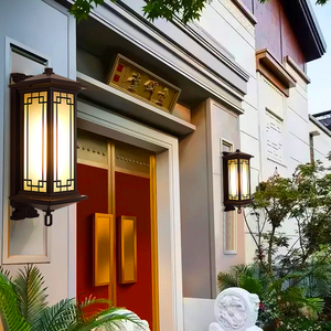 Vecchia lampada da parete per esterni Villa classica in stile moda IP65 LED impermeabile facile installazione prezzo di fabbrica - Product Image 4