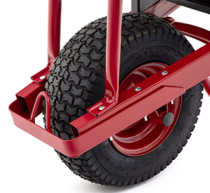 Carrinho de Mão plástico industrial customizável da bandeja do OEM com borda do aço e a roda de aço larga encerrou a estrutura - Product Image 2