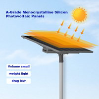 Lampadaire LED Solaire S07 de Qualité Supérieure, Direct Usine Chine, Vente en Gros pour Éclairage de Zones Industrielles