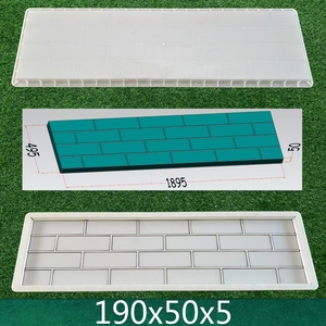 Moule mural préfabriqué Bekebe en plastique PP haute résistance pour <span class=keywords><strong>mur</strong></span> en béton coulé sur place 190 * 50 * 5 cm - Product Image 4