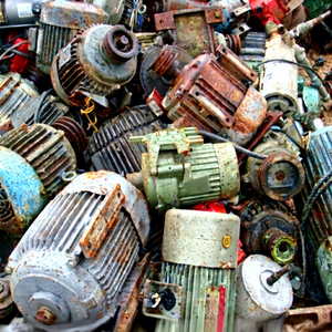 เศษเหล็กมอเตอร์ไฟฟ้าใช้แล้ว เกรด HMS แบบผสมหลายประเภทและขนาด - Product Image 1