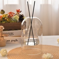 Botol Reed Diffuser Kaca Berlapis Desain Tidak Beraturan Pengharum Ruangan Tanpa Api Dispenser Minyak Wangi Hiasan Meja Vas Grosir Kustom