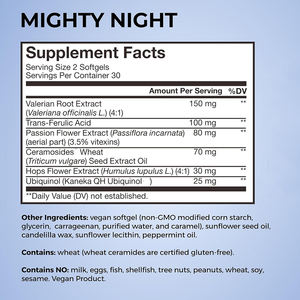 Cápsulas de Gel Suave para Dormir OEM/ODM con Raíz de Valeriana, Flor de la Pasión y Lúpulo para Mejorar la Calidad del Sueño y la Textura de la Piel, Bajas en Carbohidratos/Azúcares - Product Image 3