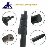 12 pieds Flip Serrure Télescopique En Aluminium Tube