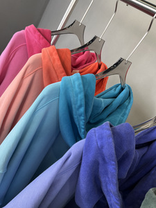 H5462 Vente en gros de sweats à capuche personnalisés de haute qualité, 430 g/m², 100 % coton, doublure en molleton français, sweats à capuche vintage lavés - Product Image 5