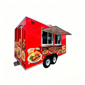 Remolque de Comida Rápida Personalizado DOT CE, Totalmente Equipado para Negocios de ODM, Cafetería, Cappuccino, Hot Dogs - Product Image 3