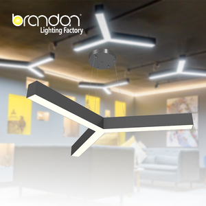 Dễ dàng cài đặt trường văn phòng vuông Downlight <span class=keywords><strong>recessed</strong></span> tuyến tính <span class=keywords><strong>LED</strong></span> ánh sáng IP20 văn phòng sử dụng <span class=keywords><strong>Led</strong></span> 20 Wát tuyến tính ánh sáng mặt dây chuyền cho phòng tập thể dục - Product Image 3
