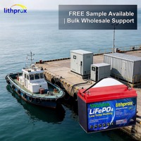 Batterie Lifepo4 12V 200AH Grade A Haute Performance Marine CAN Bus Smart BMS Prise Anderson 6000 Cycles CE RoHS IP67