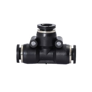 Raccord rapide pneumatique de type T Xitai PE, PE 8, PE 10, PE 12, PE 16, en plastique et laiton, pour usage industriel - Product Image 5