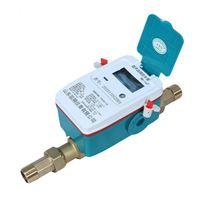 Factory Supply Yuxiang IP68 Threaded Ultrasonic Water Meter 2.5M3/H Flow Rate 2-Year Warranty Brass/Copper Material Pulse