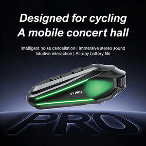 Casque de moto S7Pro pour interphone, prend en charge la communication en groupe via Mesh, le partage de musique en duplex intégral, la radio FM et l'annulation du bruit - Product Image 6