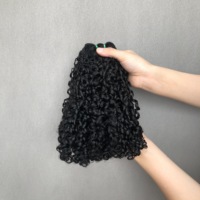 Haut de gamme 12a Grade Fumi Hair Super Double Drawn vierge cuticule alignée faisceaux de cheveux brésiliens Funmi Pixie Curl couleur naturelle
