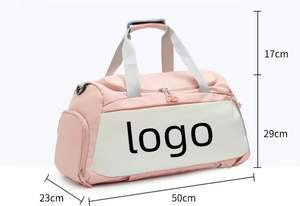 2025 Custom Logo Luxury Sports Gym <b>Bag</b> Eco-Friendly <b>Waterproof</b> Polyester Zipper Closure Travel Duffel <b>Bag</b> for Outdoor Use - Product Image 6