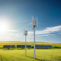 Système d'éolienne 5kw, système de production d'énergie éolienne autonome, générateurs éoliens triphasés monophasés hors réseau